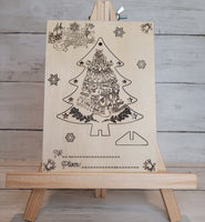 Limited Quantity Post Card Christmas Ornament Tree