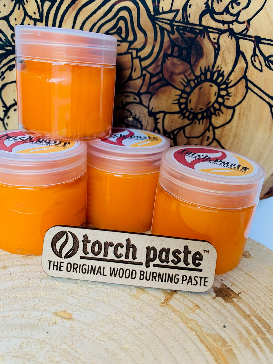 Easy to wood burn 🔥 with Torch Paste! #woodburn #woodburningprojects