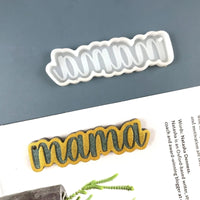 Mama Silicone Keychain Mold
