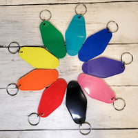 Retro Hotel Keychain