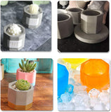 Silicone Small Octagon Pot Molds