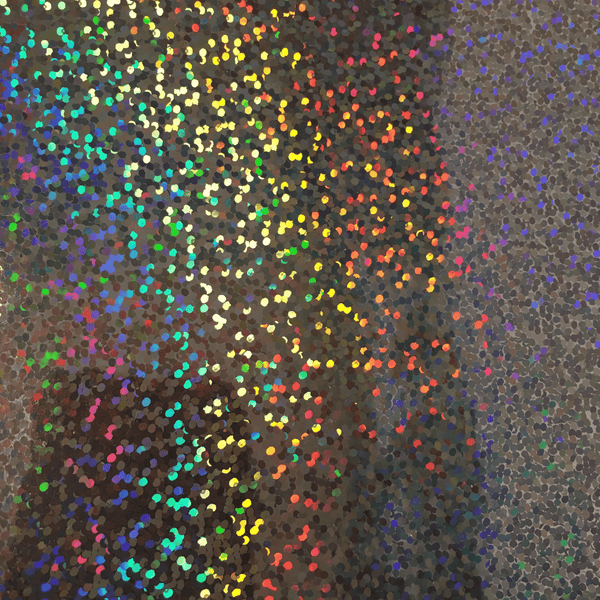 Gemstone Sequins Gun Metal Vinyl
